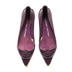 Sigerson Morrison Purple Rain Flats Sz 7